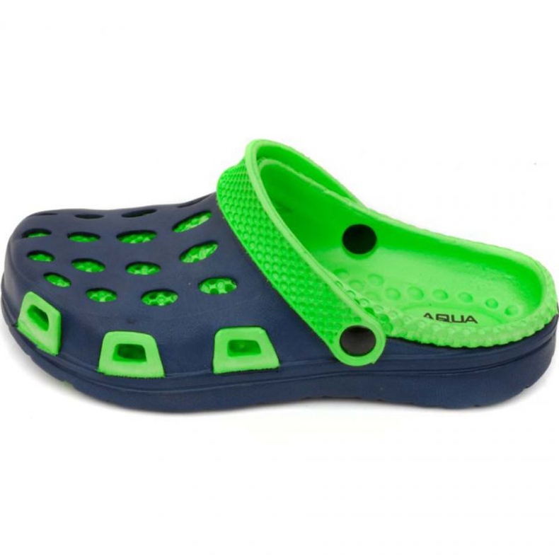 Pantofole Aqua-speed Silvi Jr, col 48, verde e blu navy