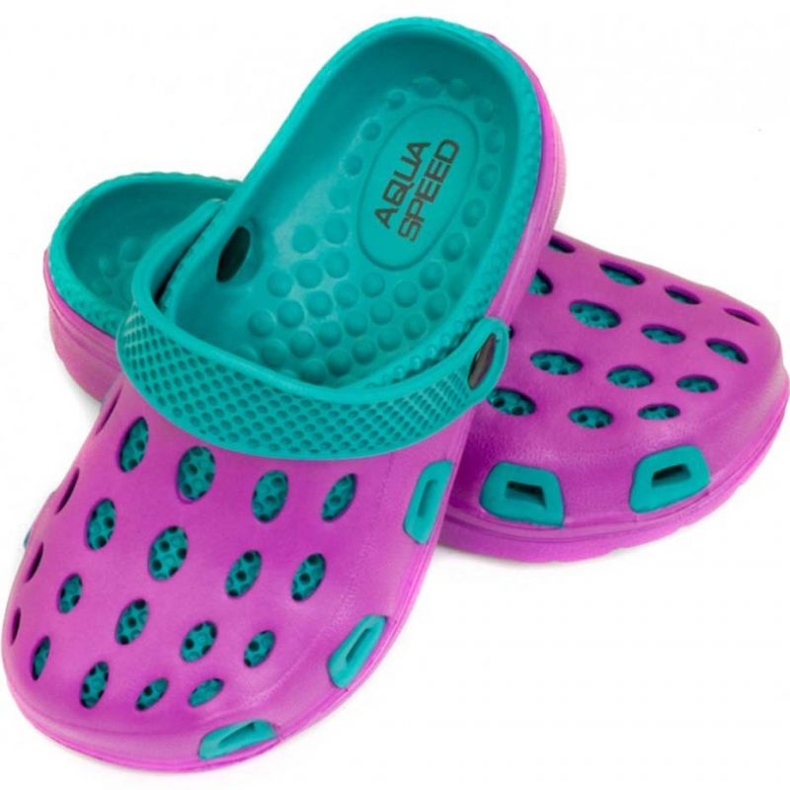 Pantofole Aqua-speed Silvi Jr col 09 viola blu