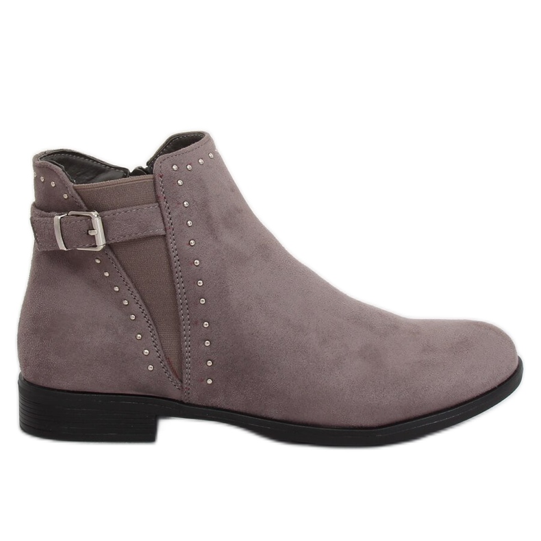 Stivali Jodhpur grigi da donna 0-256 Grigio