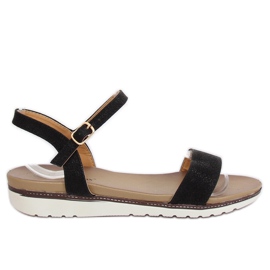 Sandali neri da donna S18-33 Black nero