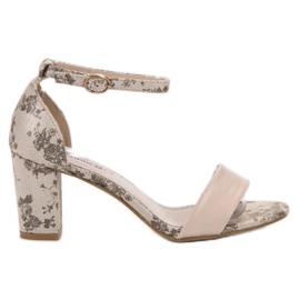Goodin Sandali eleganti con tacco alto marrone