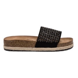 Goodin Pantofole traforate nero