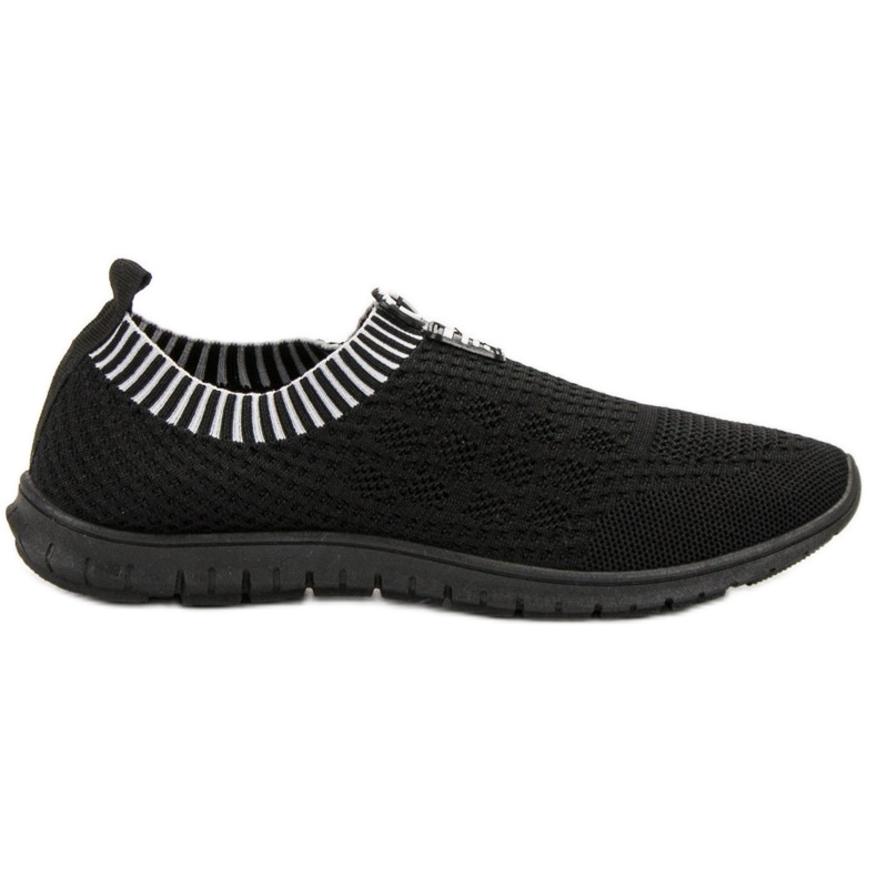 Renda Scarpe Slip-On da donna nero