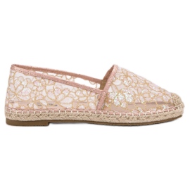 Espadrillas di pizzo VICES rosa