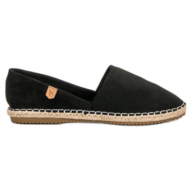 VICES Espadrillas in camoscio nero