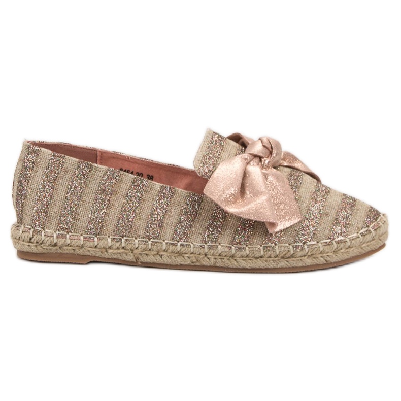 Espadrillas Con Glitter VICES rosa
