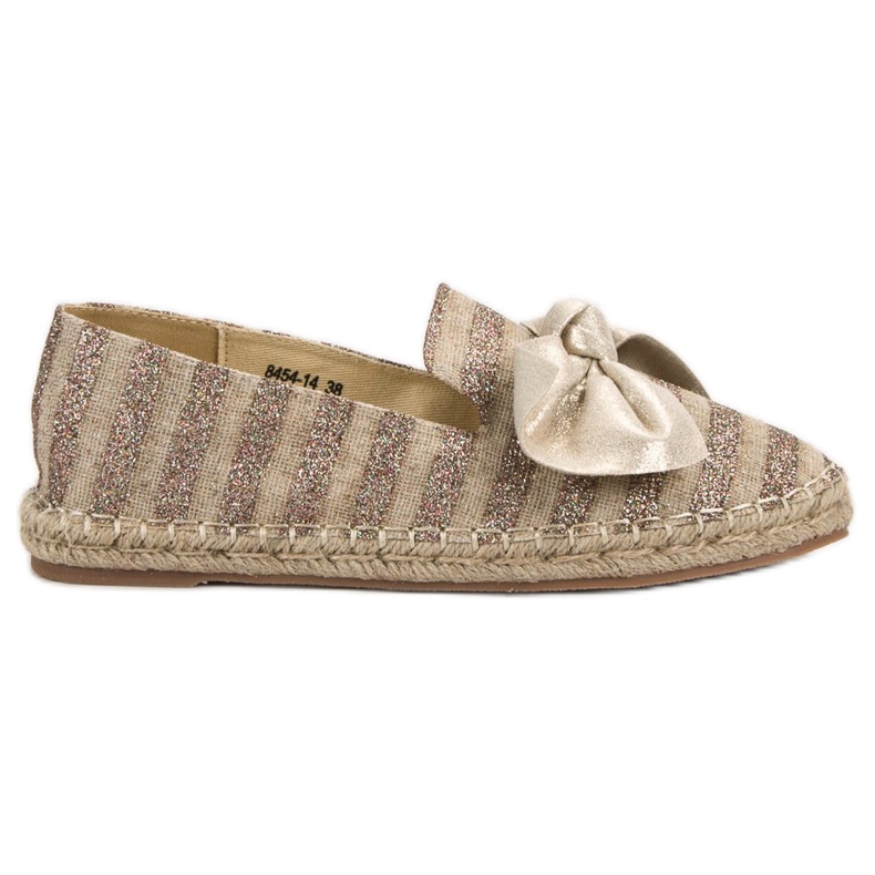 Espadrillas Con Glitter VICES marrone
