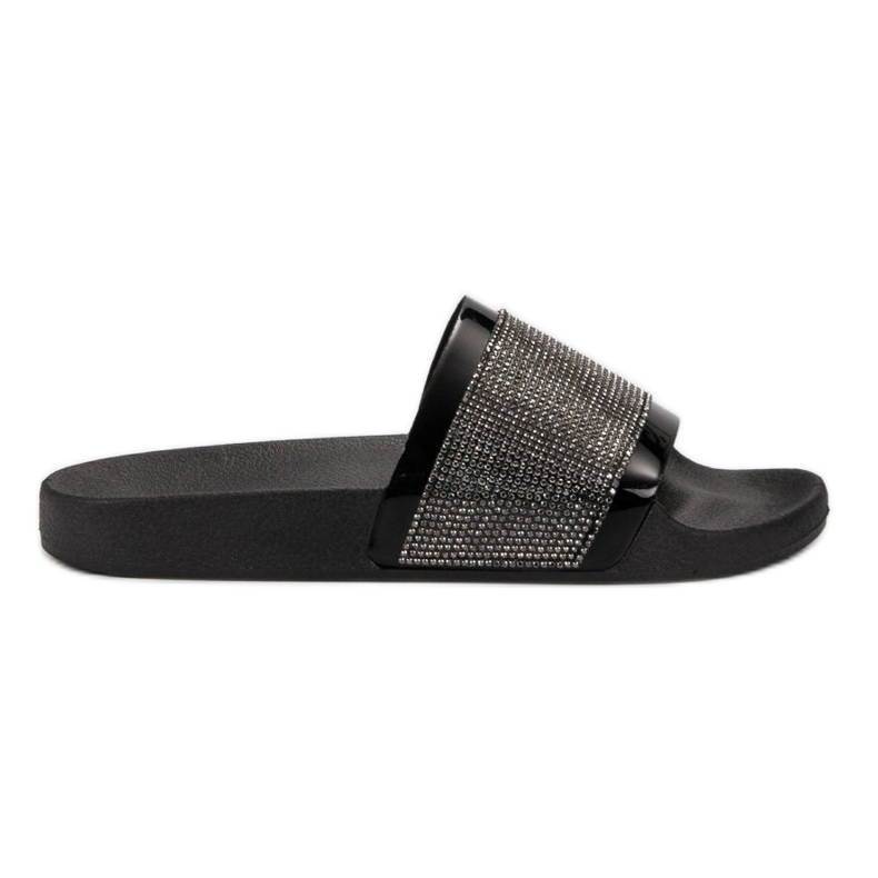 Pantofole VICES con zirconi nero