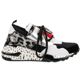 Sneakers VICES alla moda bianco multicolore