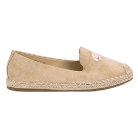 Espadrillas Con Fenicottero VICES marrone
