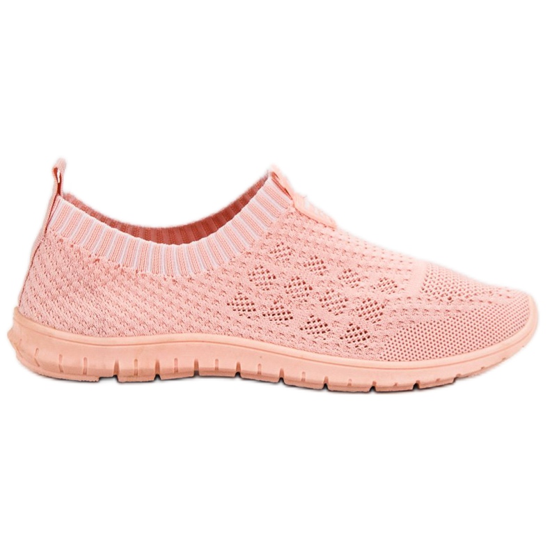 Renda Scarpe Slip-On da donna rosa