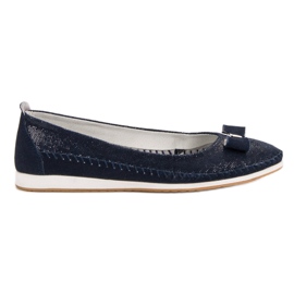 Ballerine Con Fiocco VINCEZA blu navy