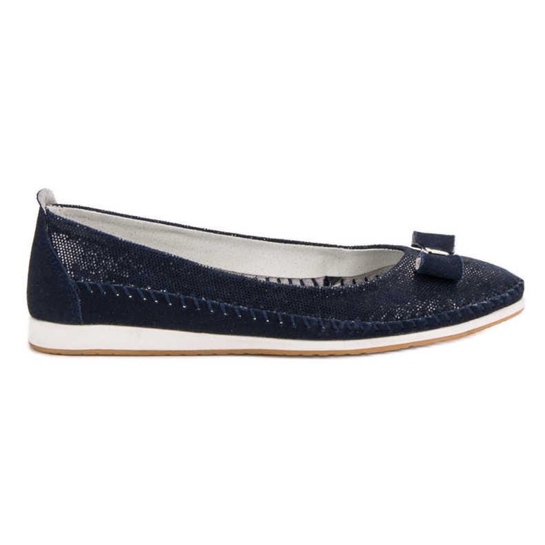 Ballerine Con Fiocco VINCEZA blu navy