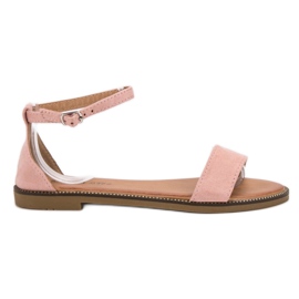 Laura Mode Sandali piatti classici rosa