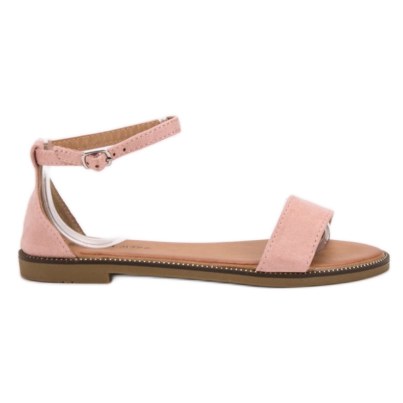 Laura Mode Sandali piatti classici rosa