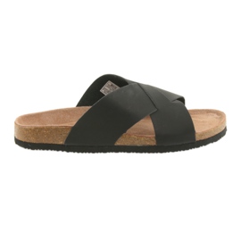 Pantofole da uomo profilate Big Star 174603 nere nero