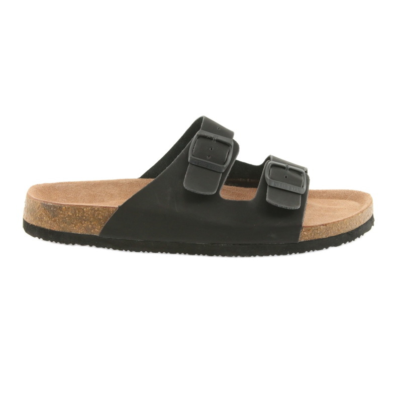 Pantofole da uomo profilate Big Star 174605 nere nero