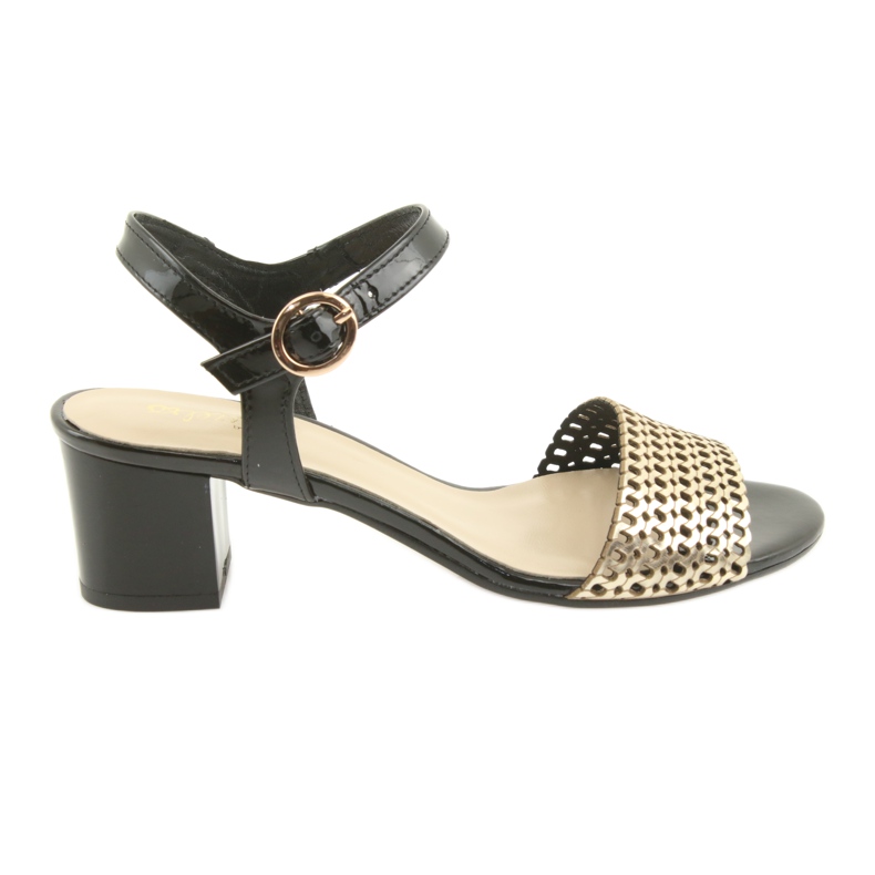 Espinto Sandali neri/oro nero giallo