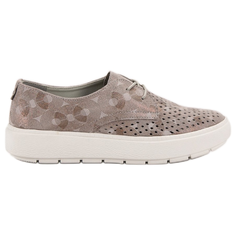 Goodin Scarpe in pelle leggera marrone