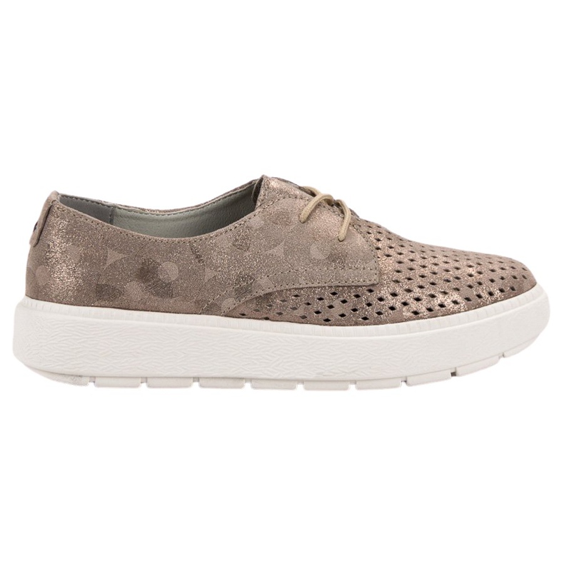 Goodin Scarpe in pelle leggera multicolore giallo
