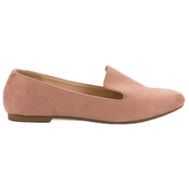 Lily Shoes Signori in pelle scamosciata rosa