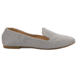 Lily Shoes Signori in pelle scamosciata grigio