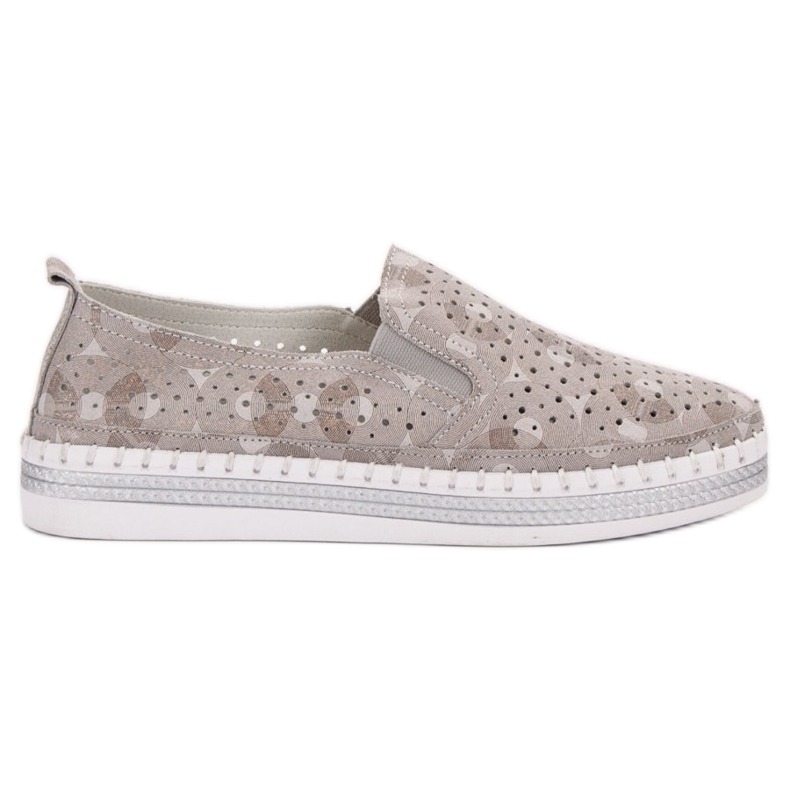 Goodin Slip in pelle beige