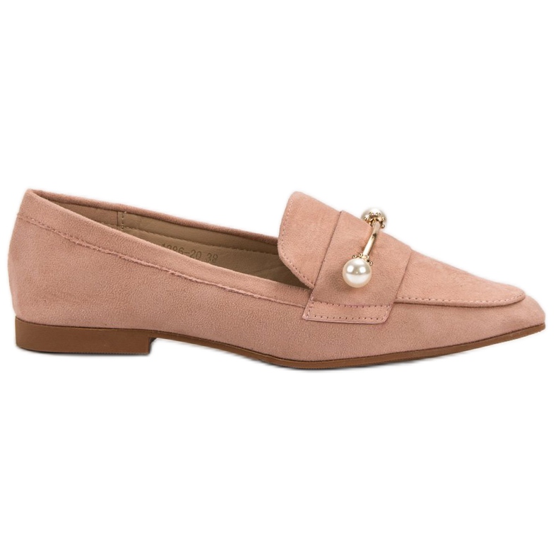 Mocassini VICES in camoscio rosa