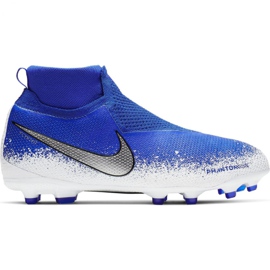 Nike Phantom Vsn Elite Df Mg Jr AO3289-410 scarpe da calcio multicolore blu