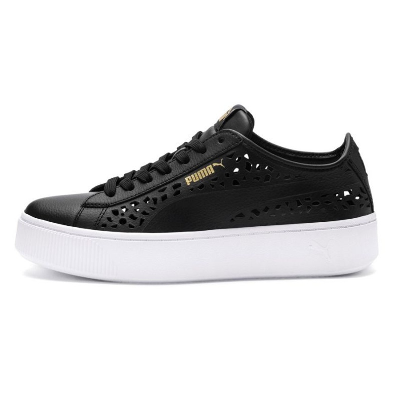 Puma Vikky Stacked Laser Cut 369378 01 nero