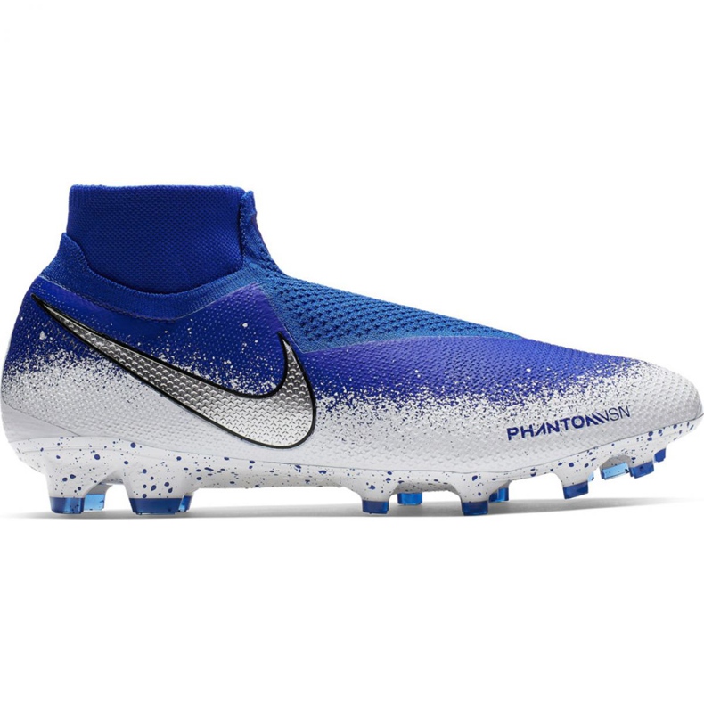 Scarpe da calcio Nike Phantom Vsn Elite Df Fg M AO3262-410 multicolore blu