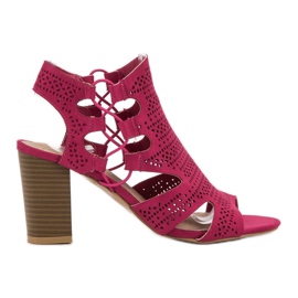 Goodin Sandali fucsia alla moda rosa