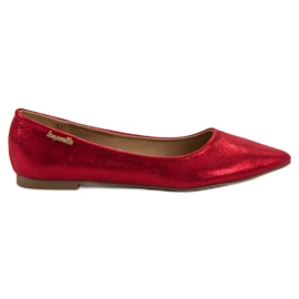 Super Me Ballerine lucenti rosso