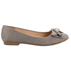 Super Mode Ballerina Con Fiocco grigio