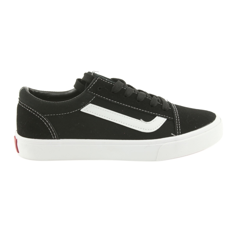 Atletico Sneakers nere AlaVans allacciate bianca nero