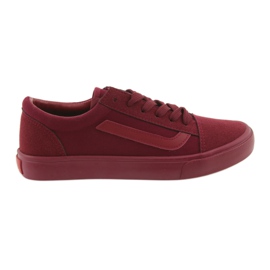 Sneakers allacciate AlaVans Atletico 18081 bordeaux rosso