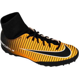 Nike MercurialX Victory Vi Df Tf Jr 903604-801 scarpe da calcio multicolore nero