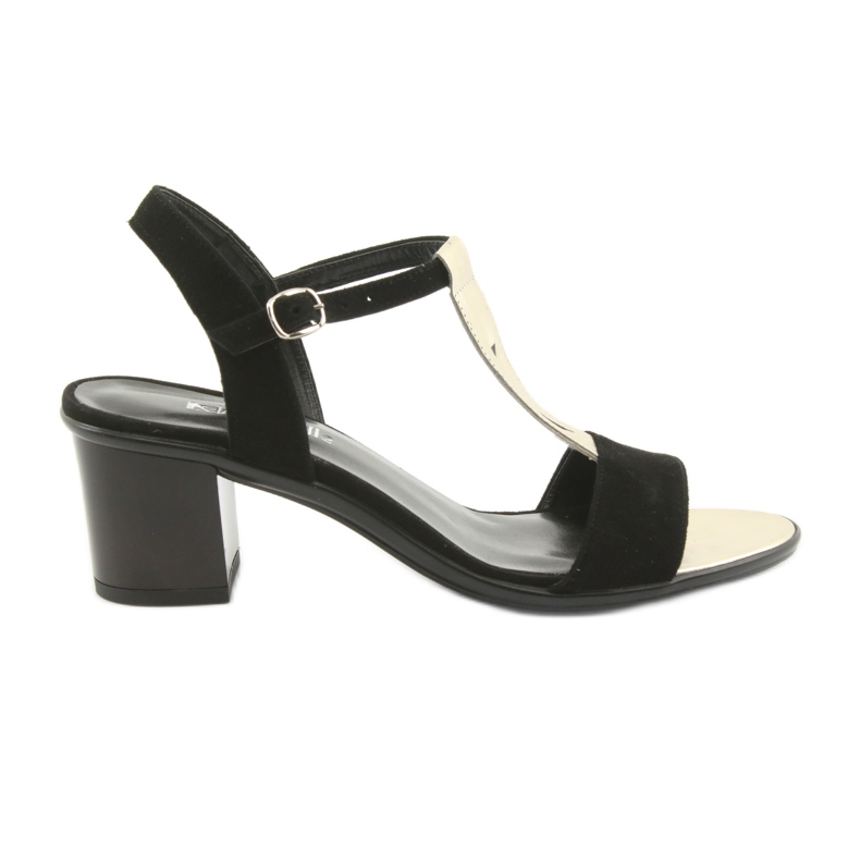 Anabelle 1447 sandali da donna neri/oro nero giallo