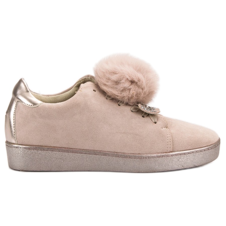 Lucky Shoes Scarpe sportive in pelle scamosciata marrone
