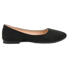 Evento Ballerine in camoscio nero