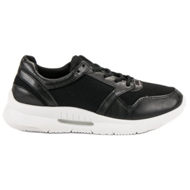 SHELOVET Scarpe sportive stringate nero