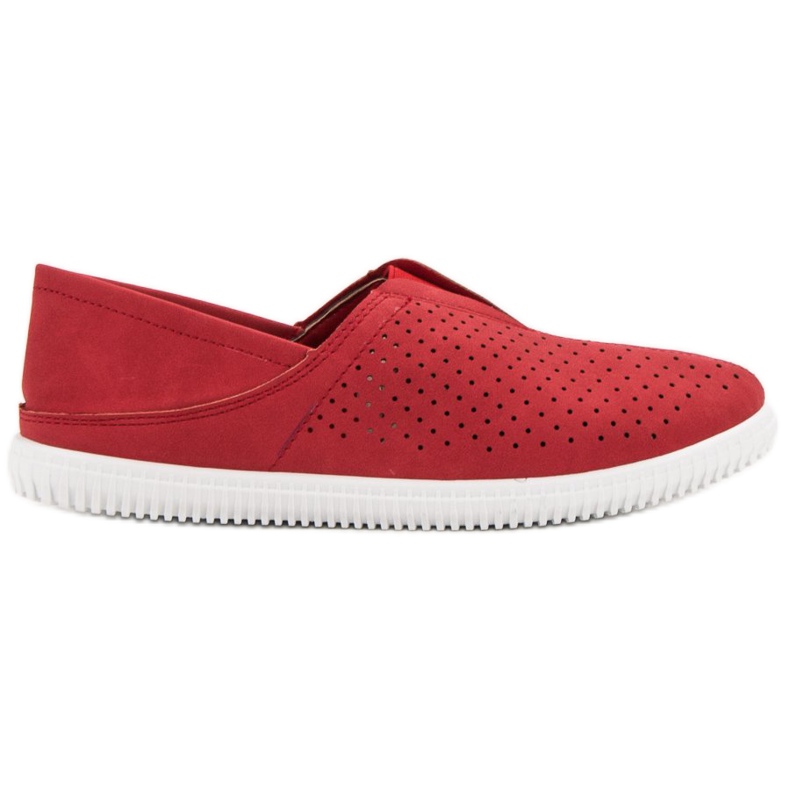 Super Mode Comode scarpe da ginnastica slip-on rosso