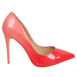 Décolleté sulle ombre GH11302 Coral rosso