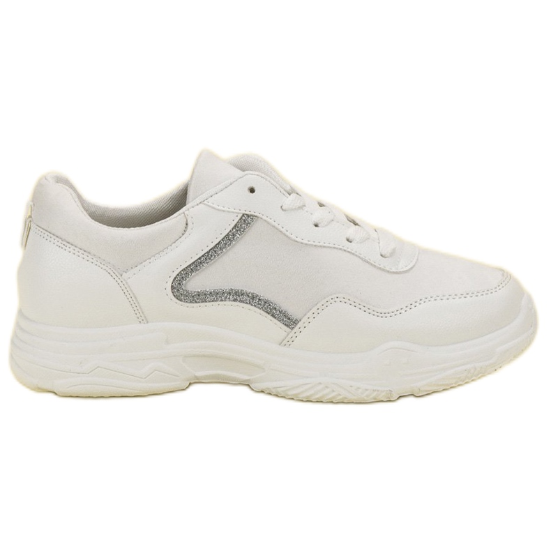 SHELOVET Scarpe da ginnastica alla moda bianca