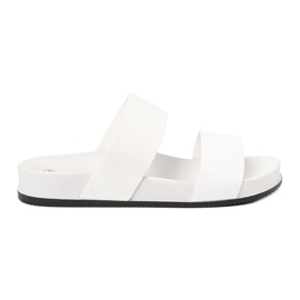 SHELOVET Comode pantofole bianche bianco