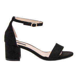 Sandali VICES in camoscio nero