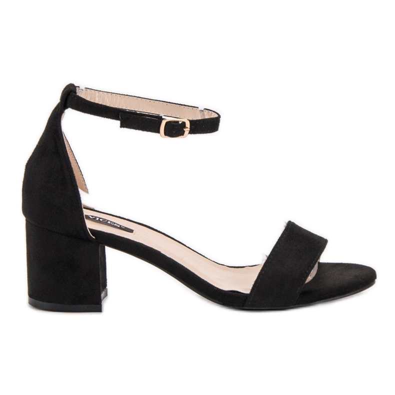 Sandali VICES in camoscio nero