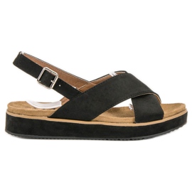 Goodin Sandali in camoscio nero
