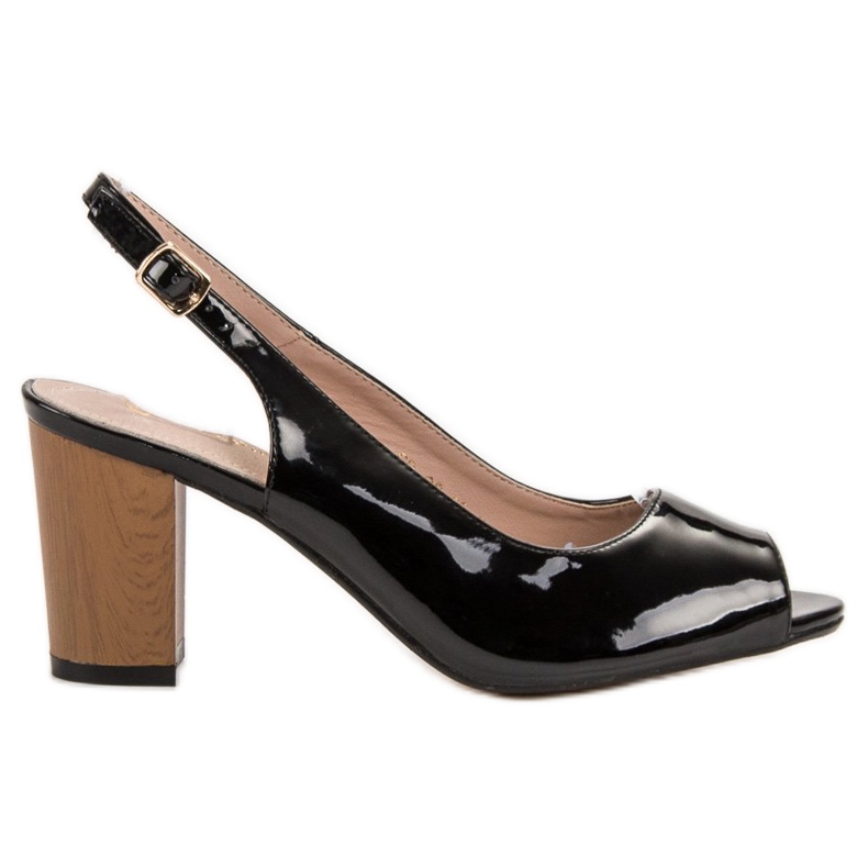 Goodin Sandali da donna in vernice nero
