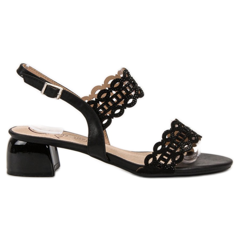 Kylie Sandali eleganti con tacco alto nero